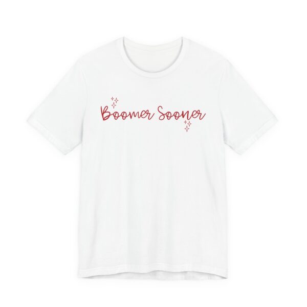 10083450711441060708_2048.jpeg Boomer Sooner Script T-Shirt — Oklahoma Football Fan Tee