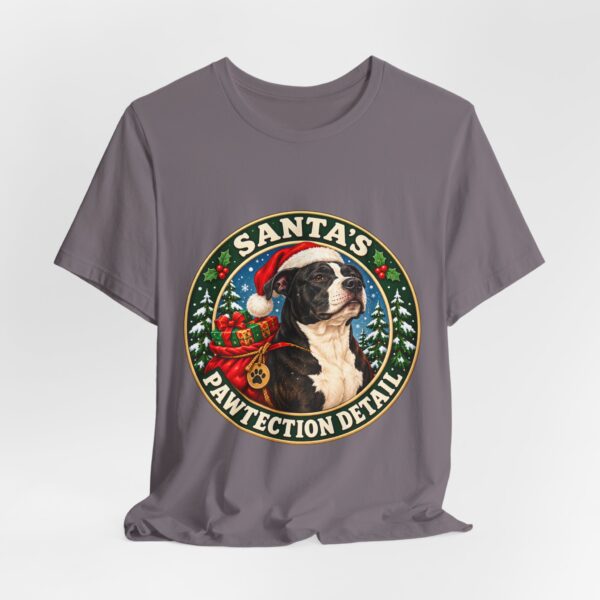 10093600981510820807_2048.jpeg Santa's Pawtection Detail Christmas Pitty T-Shirt