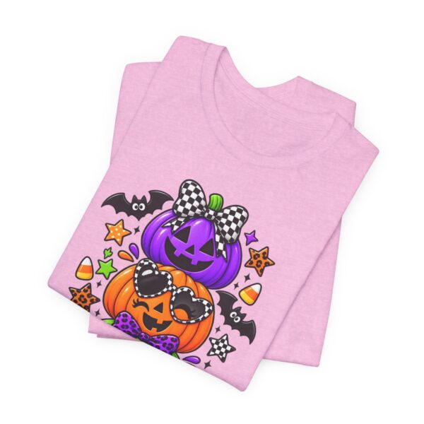 1046248752256019793_2048.jpeg Happy Halloween Stack Pumpkin T-Shirt