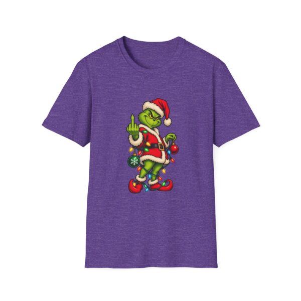 10658043028503393044_2048.jpeg Grinch Santa Middle Finger T-Shirt