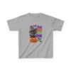 10763577991187293789_2048.jpeg Kids Halloween Tee — "Too Cute to Spook" Black Cat Pumpkin Design