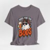 1107698077622063443_2048.jpeg Here For The Boos Halloween Tee – Funny Ghost Beer Shirt