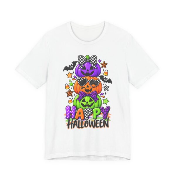 11419982530639151795_2048.jpeg Happy Halloween Stack Pumpkin T-Shirt
