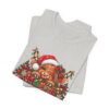 Christmas Highland Cow Tee - Merry Christmas Highland Cow Holiday T-Shirt
