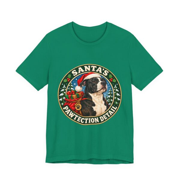 11777838065666141816_2048.jpeg Santa's Pawtection Detail Christmas Pitty T-Shirt