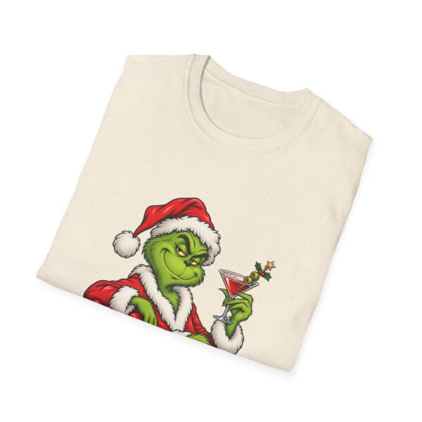 12201151196233313773_2048.jpeg Grinch Santa Cocktail T-Shirt — Funny Christmas Holiday Tee