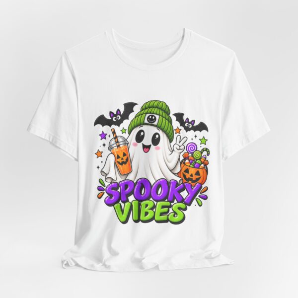 12515814199563049629_2048.jpeg Spooky Vibes T-Shirt — Cute Ghost Halloween Tee