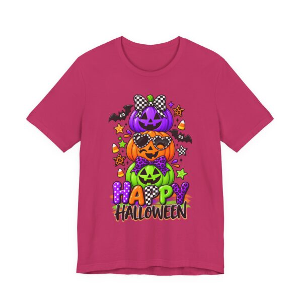 12623776329700909220_2048.jpeg Happy Halloween Stack Pumpkin T-Shirt