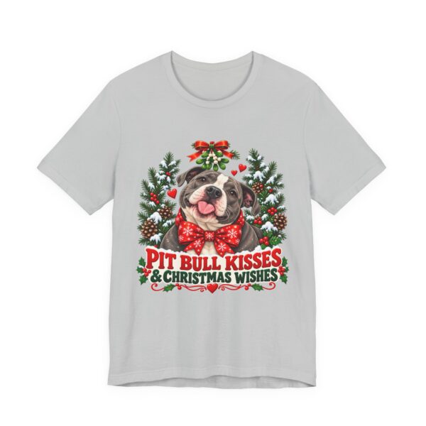 12732301547224451331_2048-1.jpeg Pit Bull Kisses & Christmas Wishes T-Shirt
