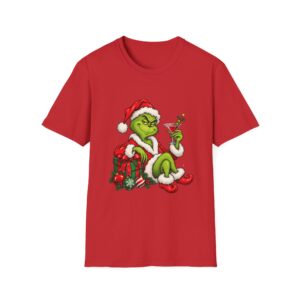 12818798695799088443_2048.jpeg Grinch Santa Cocktail T-Shirt — Funny Christmas Holiday Tee