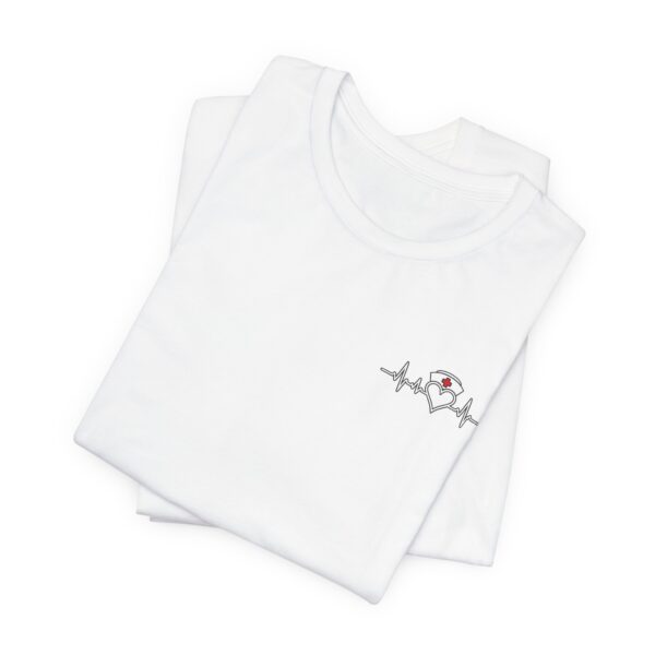 12996265447328387507_2048.jpeg Nurse Appreciation T-Shirt - "Nurses Make a Difference Every Day" Floral Stethoscope Design