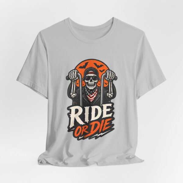 13123220170084933005_2048.jpeg Ride or Die Skull Motorcycle Tee — Vintage Biker T‑Shirt