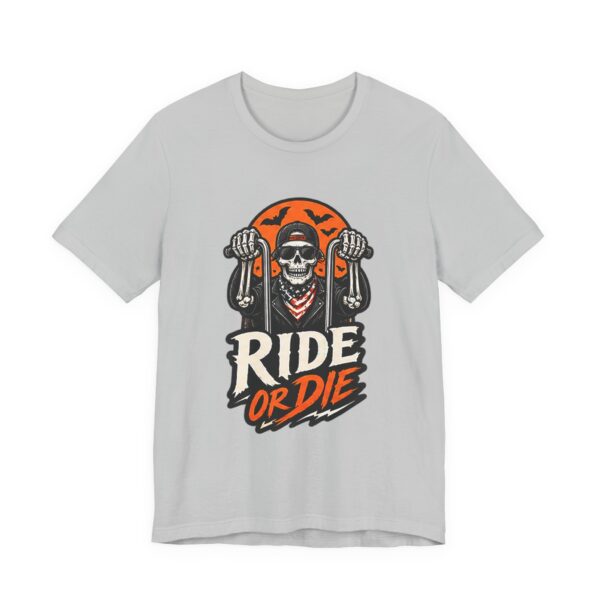 13270105750123981684_2048.jpeg Ride or Die Skull Motorcycle Tee — Vintage Biker T‑Shirt