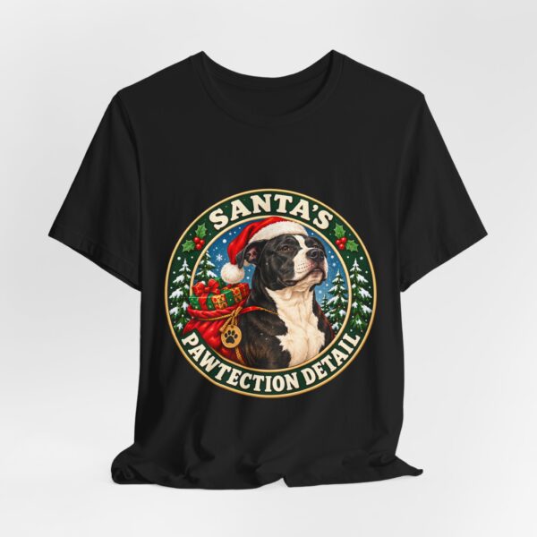 13408326451332308595_2048.jpeg Santa's Pawtection Detail Christmas Pitty T-Shirt