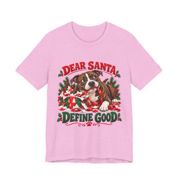 13483929759721104266_2048.jpeg T-Shirt — "Dear Santa Define Good" Christmas Pitty Tee