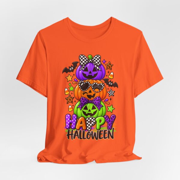 1388896112667666535_2048.jpeg Happy Halloween Stack Pumpkin T-Shirt
