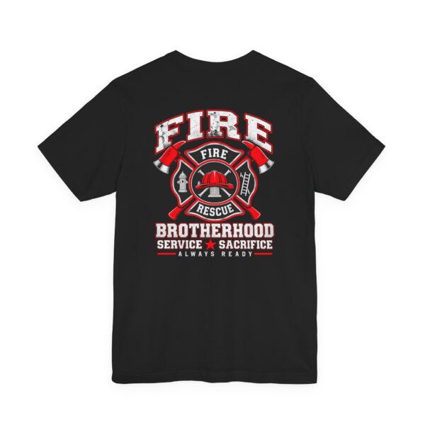 14131384121919621526_2048.jpeg Firefighter Brotherhood T‑Shirt — Fire Rescue Service & Sacrifice Tee