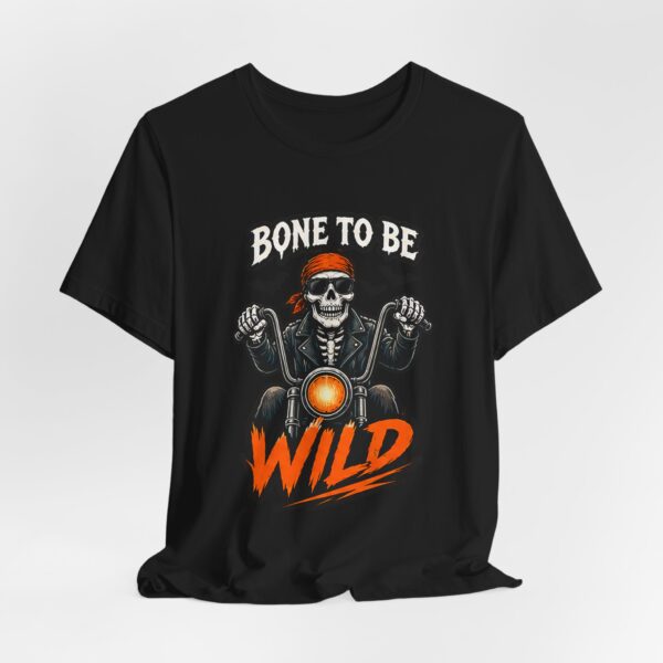 14167835355507640653_2048.jpeg Bone to Be Wild Biker Skull T-Shirt