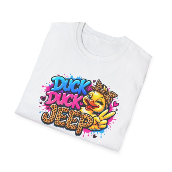 14545260875415703443_2048.jpeg Duck Duck Jeep Cute Graphic T-Shirt — Leopard Print Duck Design
