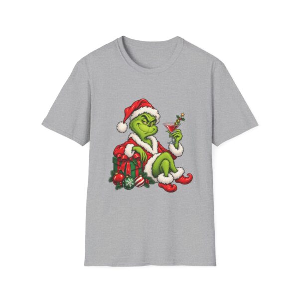 14686300501536159837_2048.jpeg Grinch Santa Cocktail T-Shirt — Funny Christmas Holiday Tee