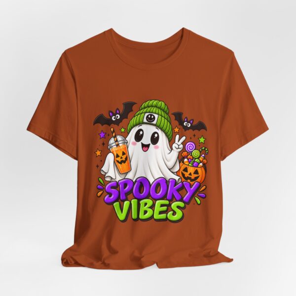 14703306552455116362_2048.jpeg Spooky Vibes T-Shirt — Cute Ghost Halloween Tee