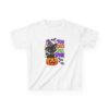 14725828653369499608_2048.jpeg Kids Halloween Tee — "Too Cute to Spook" Black Cat Pumpkin Design
