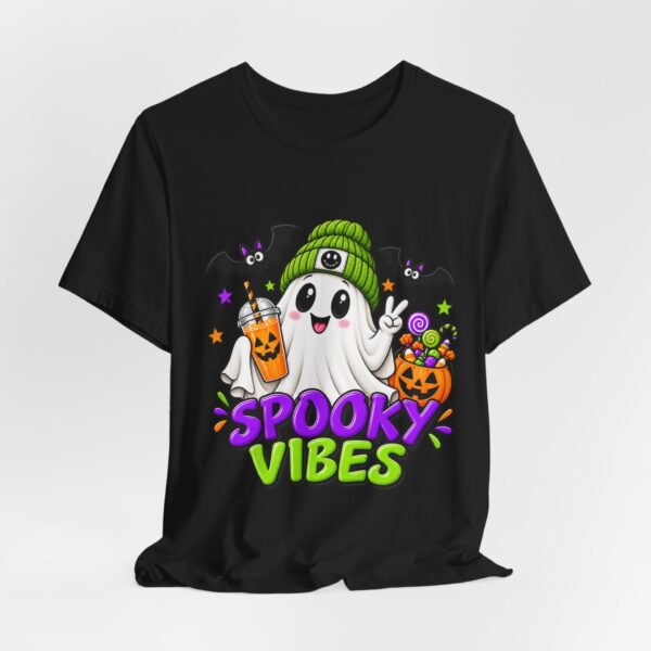 14767017077013061639_2048.jpeg Spooky Vibes T-Shirt — Cute Ghost Halloween Tee