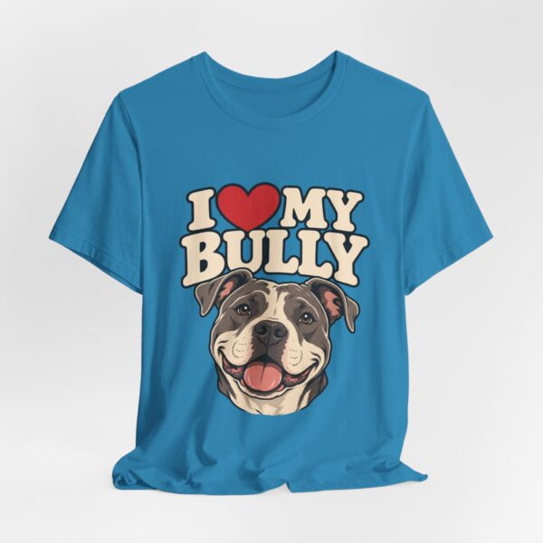 14777027040796776995_2048.jpeg I Love My Bully T-Shirt - Cute Pitbull Dog Lover Tee