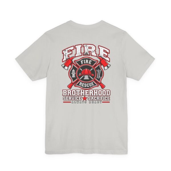 15027978319354602757_2048.jpeg Firefighter Brotherhood T‑Shirt — Fire Rescue Service & Sacrifice Tee