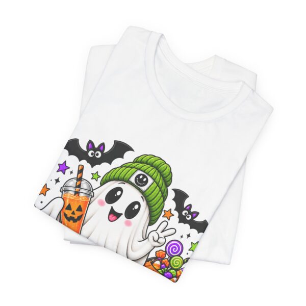 15460126095638200037_2048.jpeg Spooky Vibes T-Shirt — Cute Ghost Halloween Tee