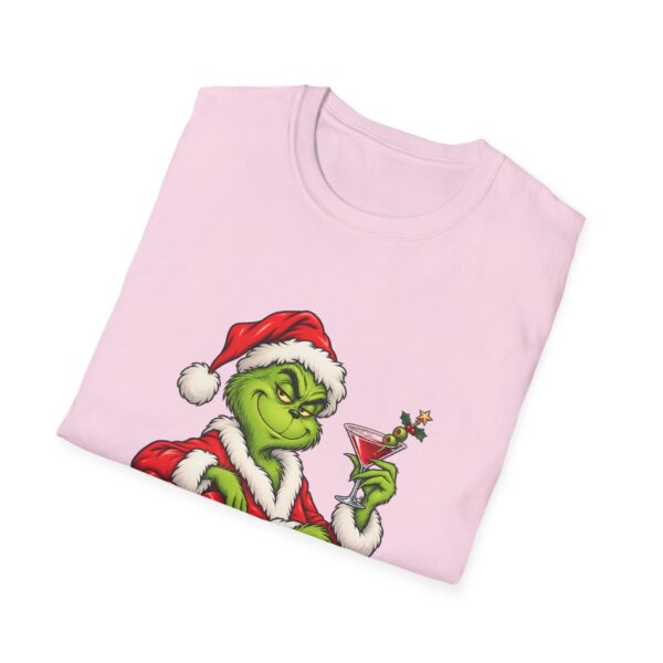 15500051899891375951_2048.jpeg Grinch Santa Cocktail T-Shirt — Funny Christmas Holiday Tee