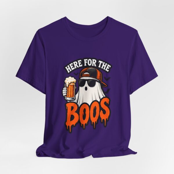 1553321658283318447_2048.jpeg Here For The Boos Halloween Tee – Funny Ghost Beer Shirt