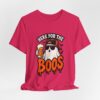 15615273783882817286_2048.jpeg Here For The Boos Halloween Tee – Funny Ghost Beer Shirt