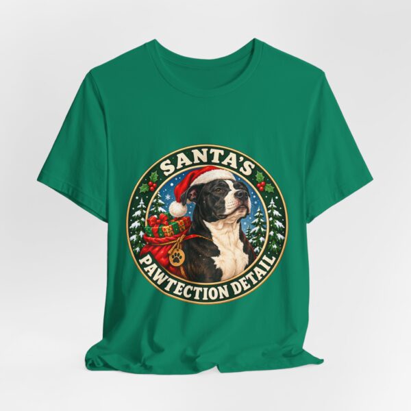 15983859721257232232_2048.jpeg Santa's Pawtection Detail Christmas Pitty T-Shirt