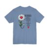 16116069264028632250_2048.jpeg Nurse Appreciation T-Shirt - "Nurses Make a Difference Every Day" Floral Stethoscope Design