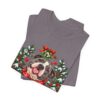 16408747429209783574_2048-1.jpeg Pit Bull Kisses & Christmas Wishes T-Shirt