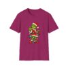 16878532660095479645_2048.jpeg Grinch Santa Middle Finger T-Shirt