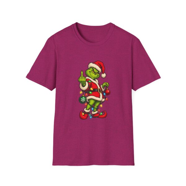16878532660095479645_2048.jpeg Grinch Santa Middle Finger T-Shirt