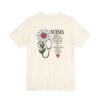 17319331274985731857_2048.jpeg Nurse Appreciation T-Shirt - "Nurses Make a Difference Every Day" Floral Stethoscope Design