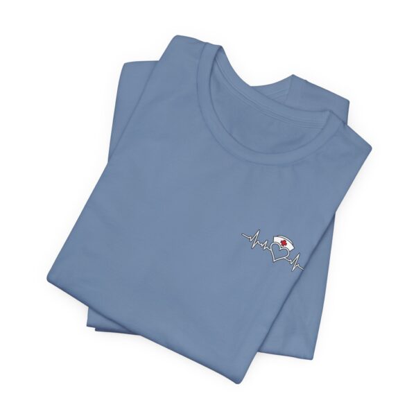 17429681292656202162_2048.jpeg Nurse Appreciation T-Shirt - "Nurses Make a Difference Every Day" Floral Stethoscope Design
