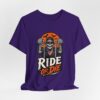 1753071022880274609_2048.jpeg Ride or Die Skull Motorcycle Tee — Vintage Biker T‑Shirt