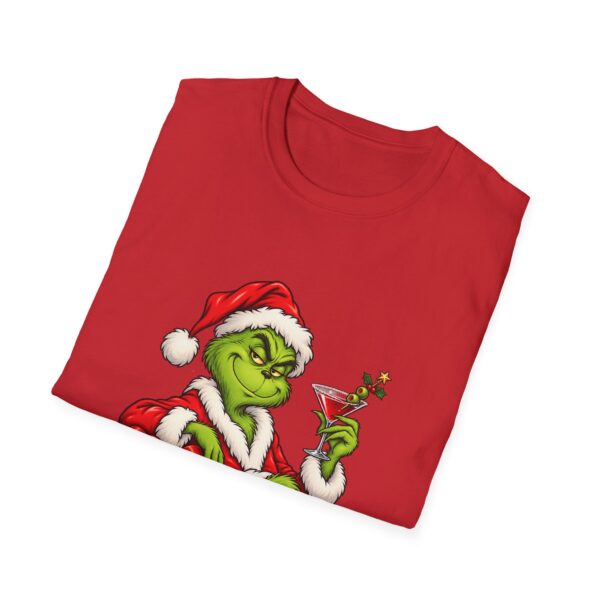 17715067415473102128_2048.jpeg Grinch Santa Cocktail T-Shirt — Funny Christmas Holiday Tee