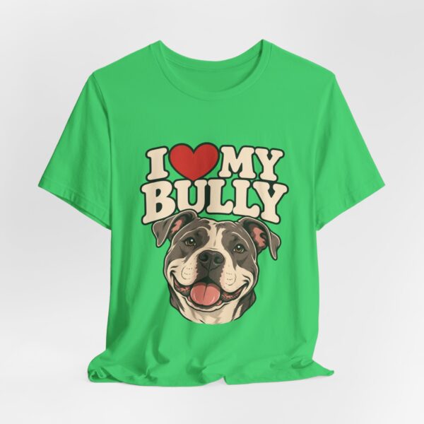 17720853911356254766_2048.jpeg I Love My Bully T-Shirt - Cute Pitbull Dog Lover Tee