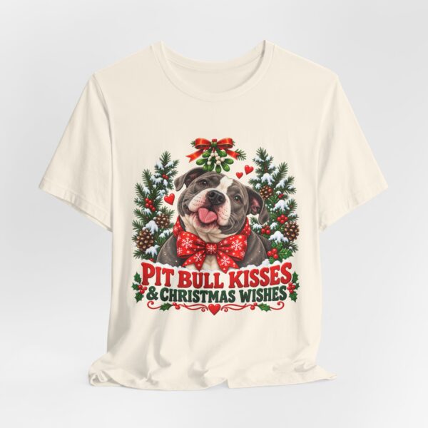 1775525979108955034_2048-1.jpeg Pit Bull Kisses & Christmas Wishes T-Shirt