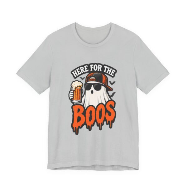 1783707055689254703_2048.jpeg Here For The Boos Halloween Tee – Funny Ghost Beer Shirt