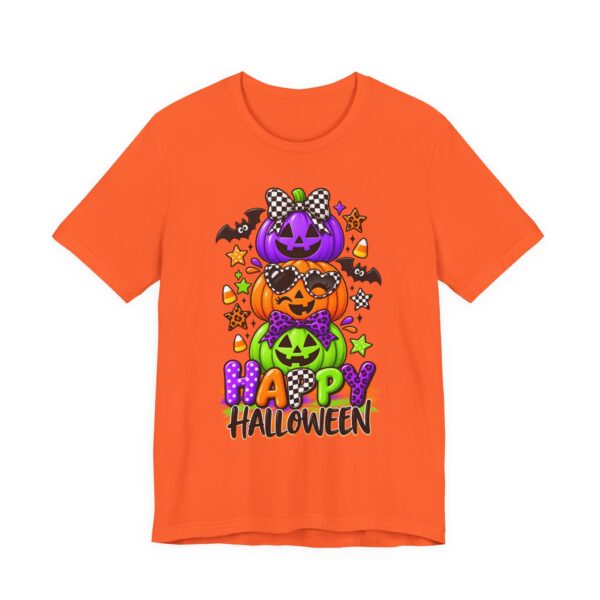 17942723037452584044_2048.jpeg Happy Halloween Stack Pumpkin T-Shirt