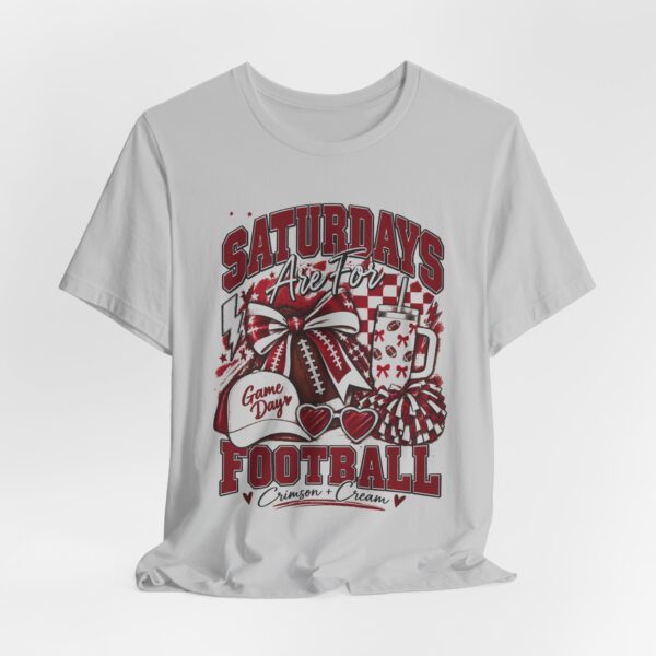 18145592273388786893_2048.jpeg Saturdays Are for Football T-Shirt – Game Day Cheer Tee