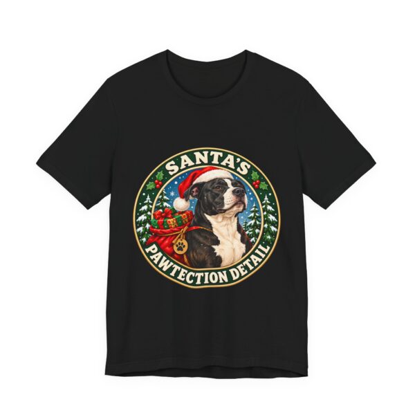2172499689559305030_2048.jpeg Santa's Pawtection Detail Christmas Pitty T-Shirt