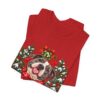 2389723649560734351_2048-1.jpeg Pit Bull Kisses & Christmas Wishes T-Shirt