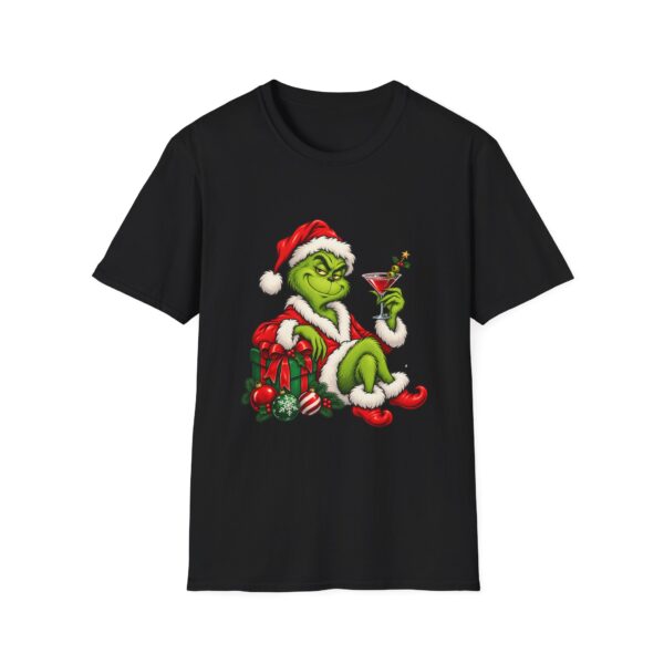 2432606485064637069_2048.jpeg Grinch Santa Cocktail T-Shirt — Funny Christmas Holiday Tee